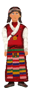 v�tement traditionnel tib�tain r�gion U-tsang